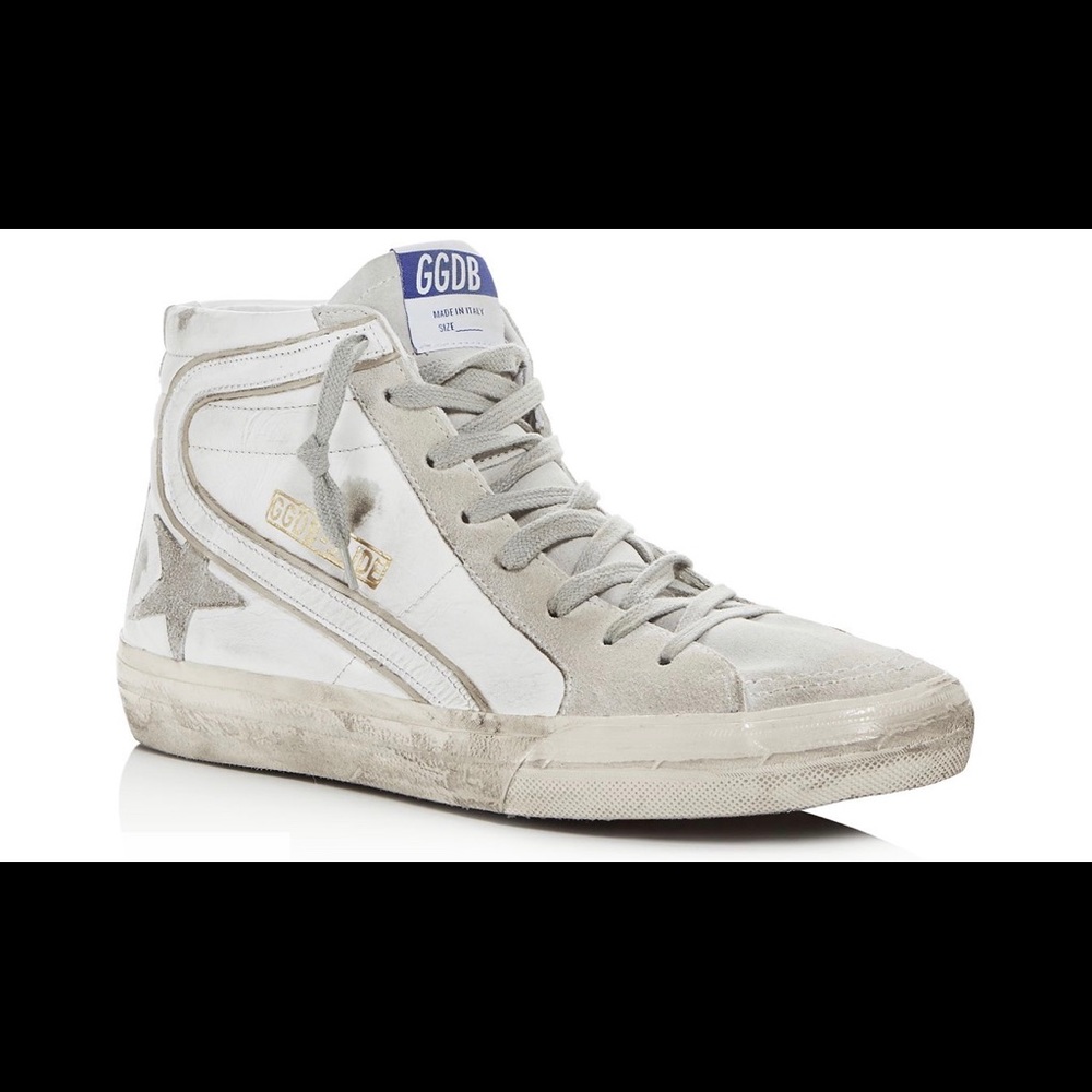 NIB Golden Goose White Slide 39